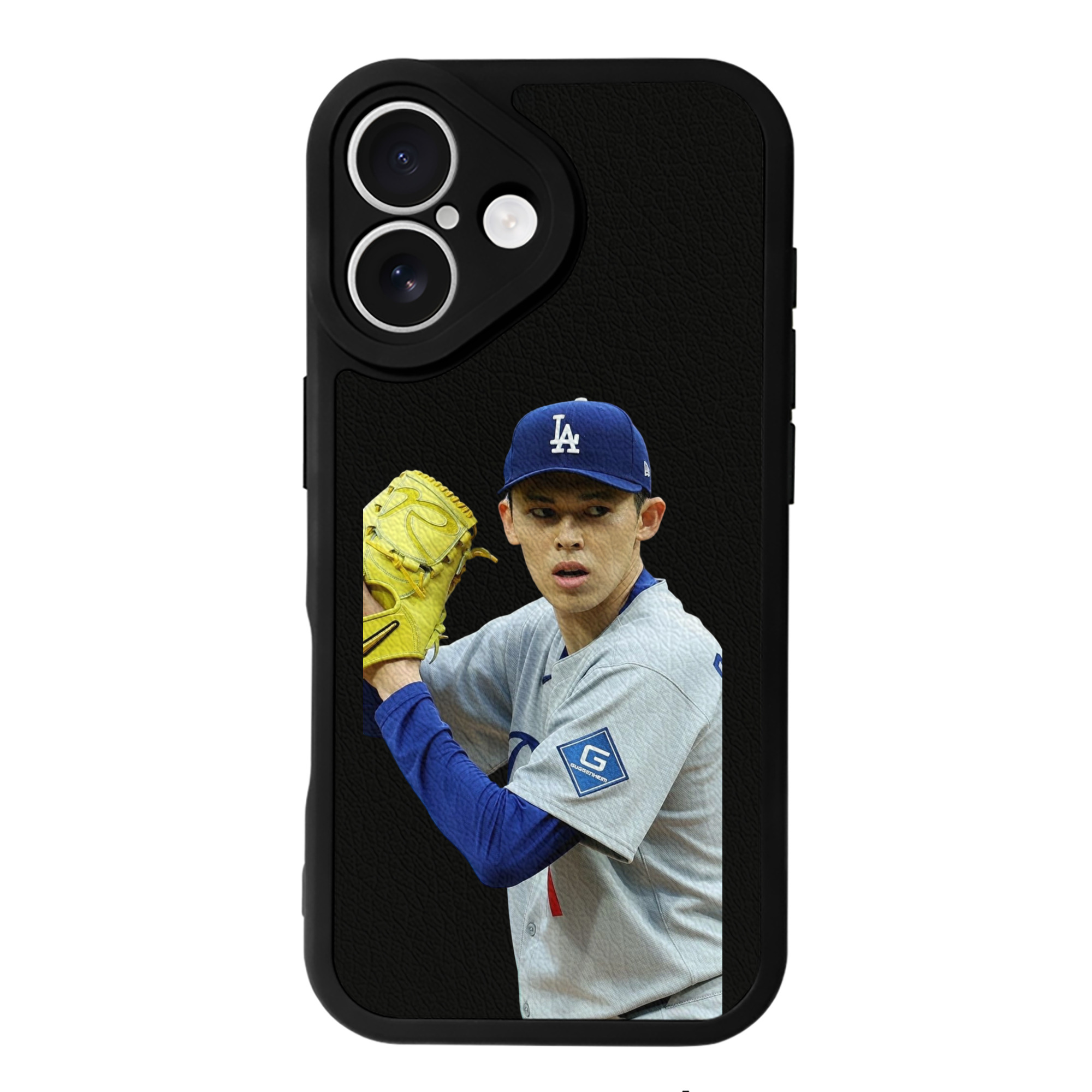  IPhone 16 Silicone Leather Case – UV Print, Lambskin Texture – Perfect Fit, Wireless Charging Compatible, Scratch Resistant, Precise Cutouts – Stylish Protection For IPhone 16